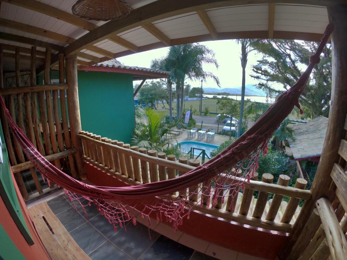 Pousada Canoa Azul Na Praia Da Ferrugem Garopaba Exteriér fotografie